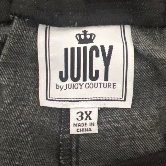 Juicy Couture Black Sweatpants NWT Denim Like 3XL - Picture 3 of 7